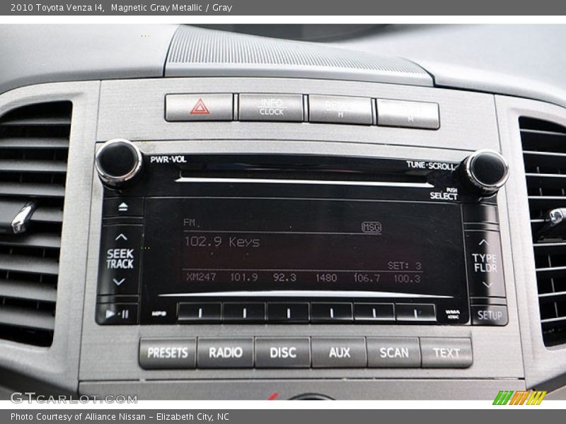 Magnetic Gray Metallic / Gray 2010 Toyota Venza I4