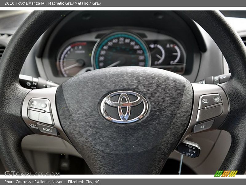 Magnetic Gray Metallic / Gray 2010 Toyota Venza I4