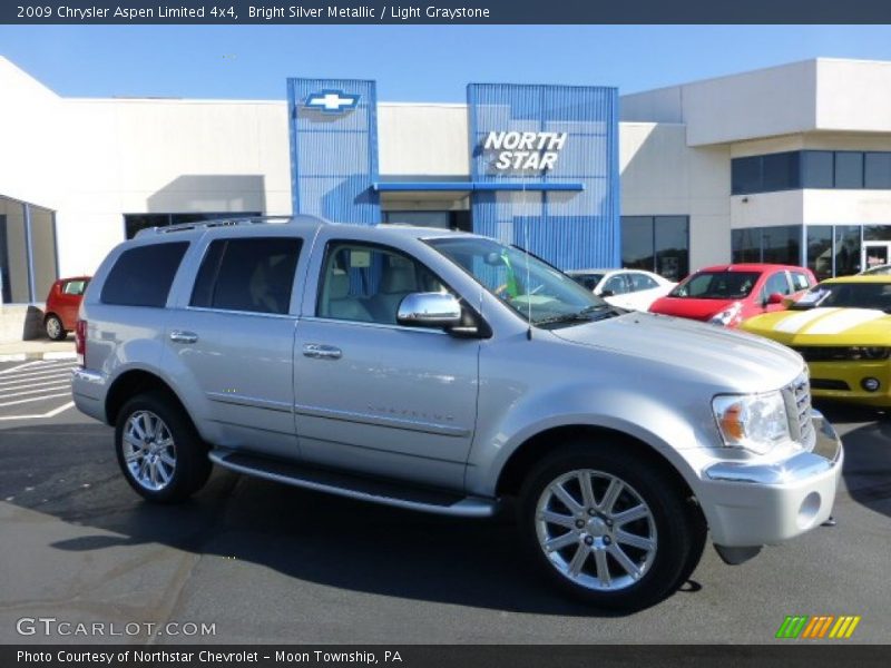 Bright Silver Metallic / Light Graystone 2009 Chrysler Aspen Limited 4x4