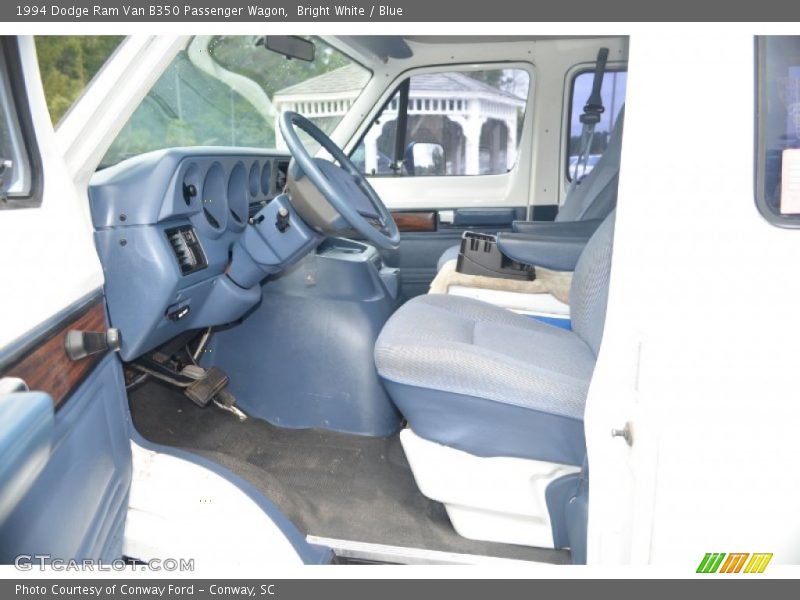  1994 Ram Van B350 Passenger Wagon Blue Interior