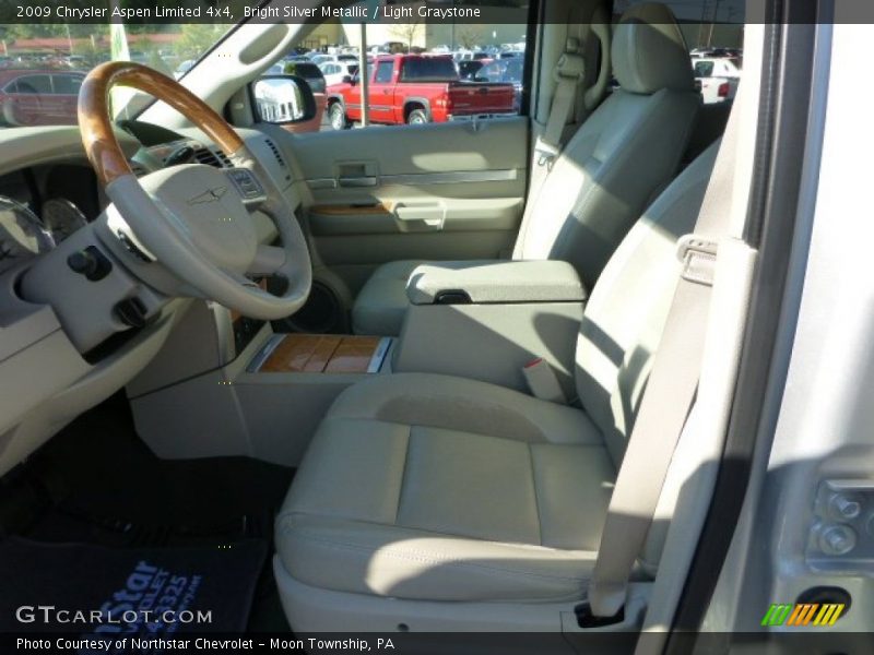 Bright Silver Metallic / Light Graystone 2009 Chrysler Aspen Limited 4x4