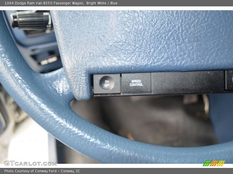 Controls of 1994 Ram Van B350 Passenger Wagon