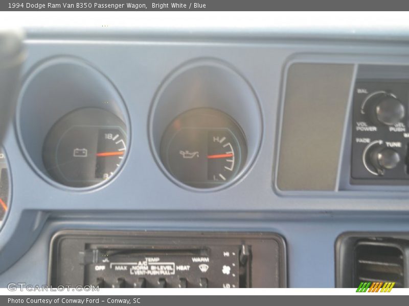  1994 Ram Van B350 Passenger Wagon B350 Passenger Wagon Gauges