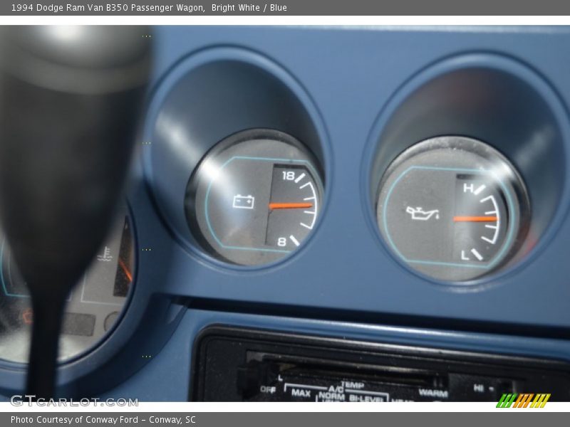  1994 Ram Van B350 Passenger Wagon B350 Passenger Wagon Gauges