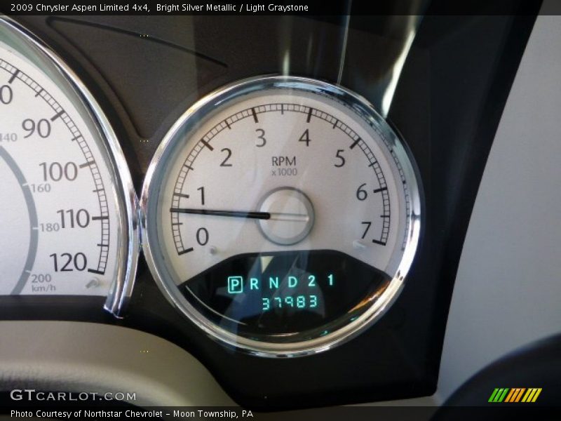 Bright Silver Metallic / Light Graystone 2009 Chrysler Aspen Limited 4x4