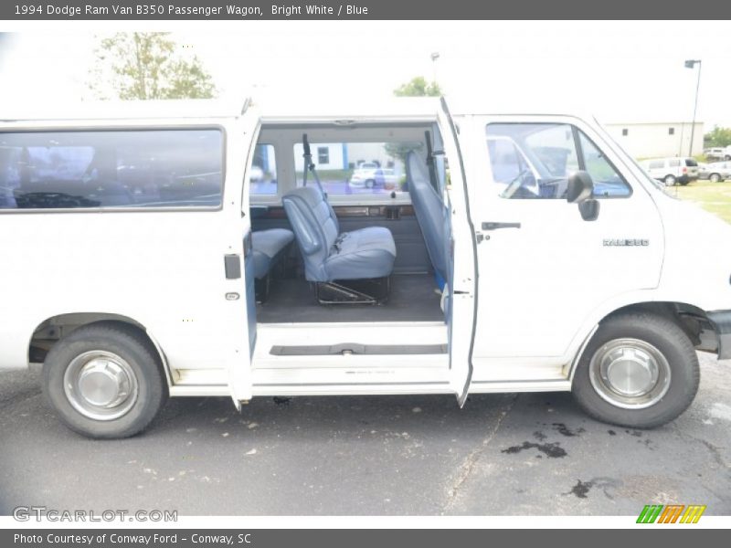 Rear Seat of 1994 Ram Van B350 Passenger Wagon