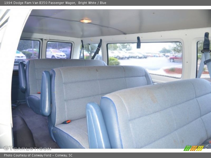Rear Seat of 1994 Ram Van B350 Passenger Wagon