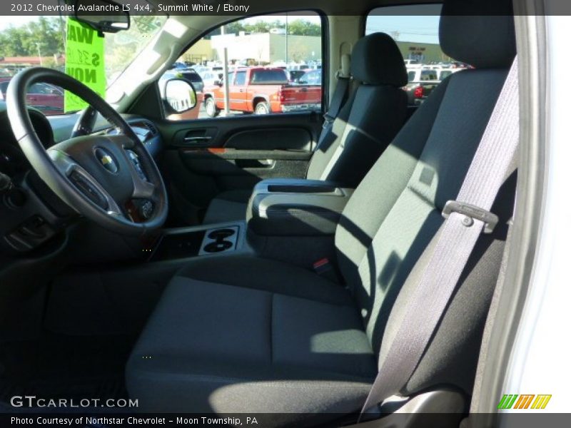 Summit White / Ebony 2012 Chevrolet Avalanche LS 4x4
