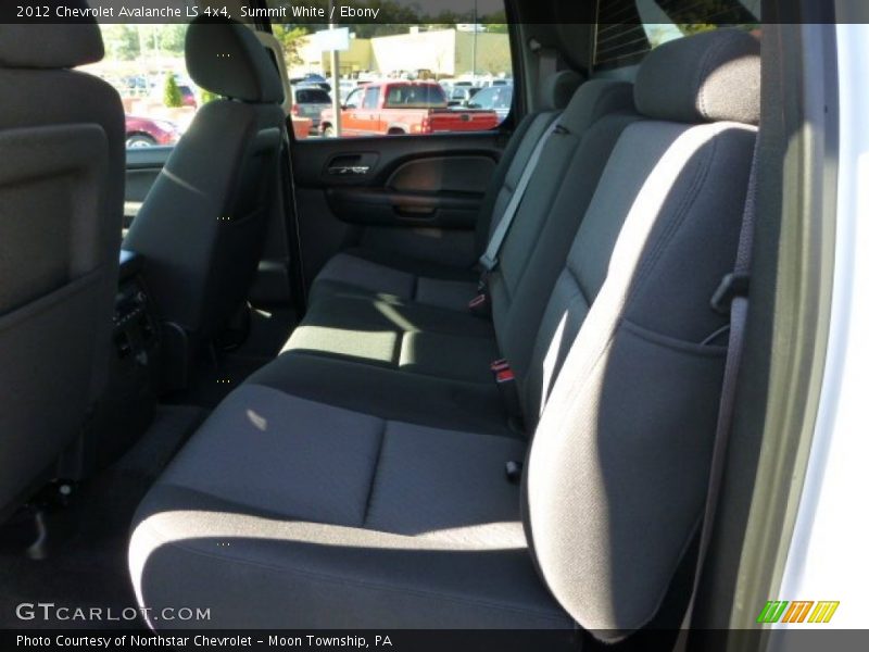 Summit White / Ebony 2012 Chevrolet Avalanche LS 4x4