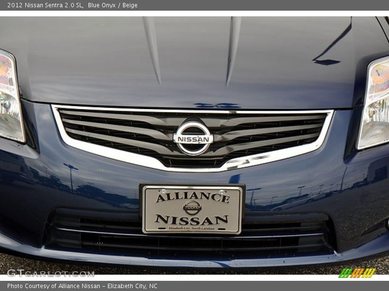 Blue Onyx / Beige 2012 Nissan Sentra 2.0 SL