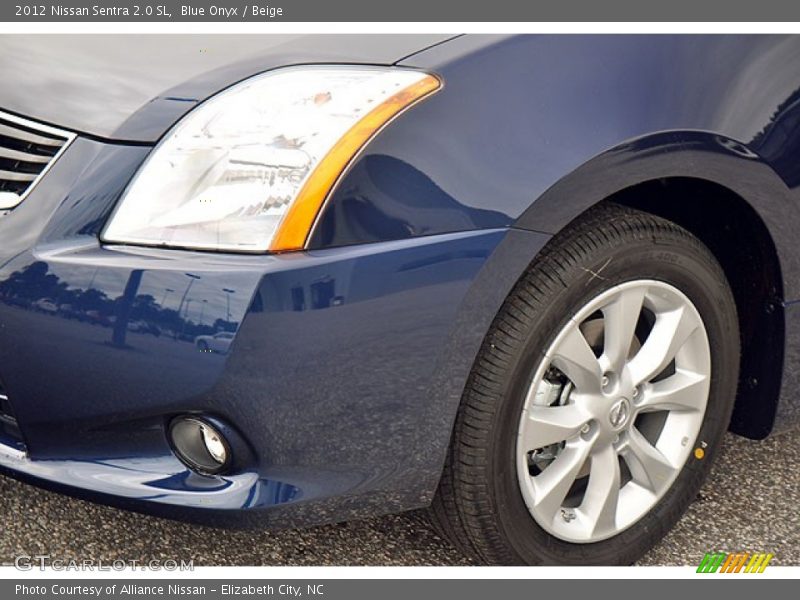 Blue Onyx / Beige 2012 Nissan Sentra 2.0 SL