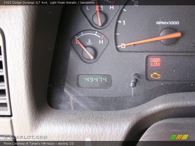 Light Khaki Metallic / Sandstone 2003 Dodge Durango SLT 4x4