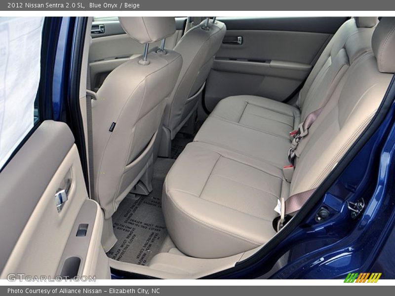 Blue Onyx / Beige 2012 Nissan Sentra 2.0 SL