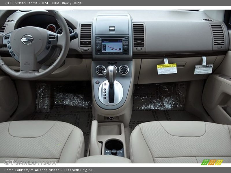 Dashboard of 2012 Sentra 2.0 SL