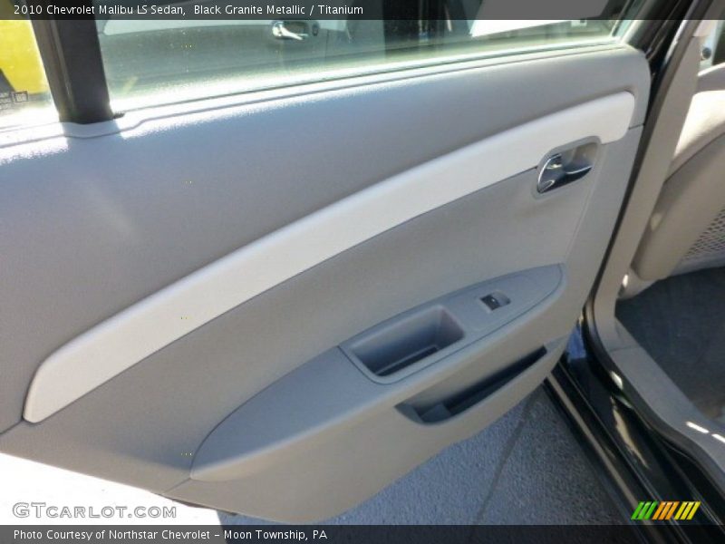 Black Granite Metallic / Titanium 2010 Chevrolet Malibu LS Sedan