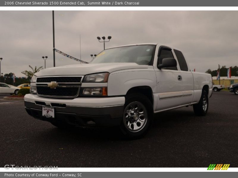 Summit White / Dark Charcoal 2006 Chevrolet Silverado 1500 Extended Cab