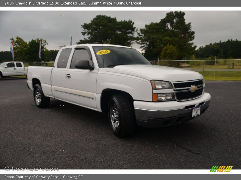 Summit White / Dark Charcoal 2006 Chevrolet Silverado 1500 Extended Cab