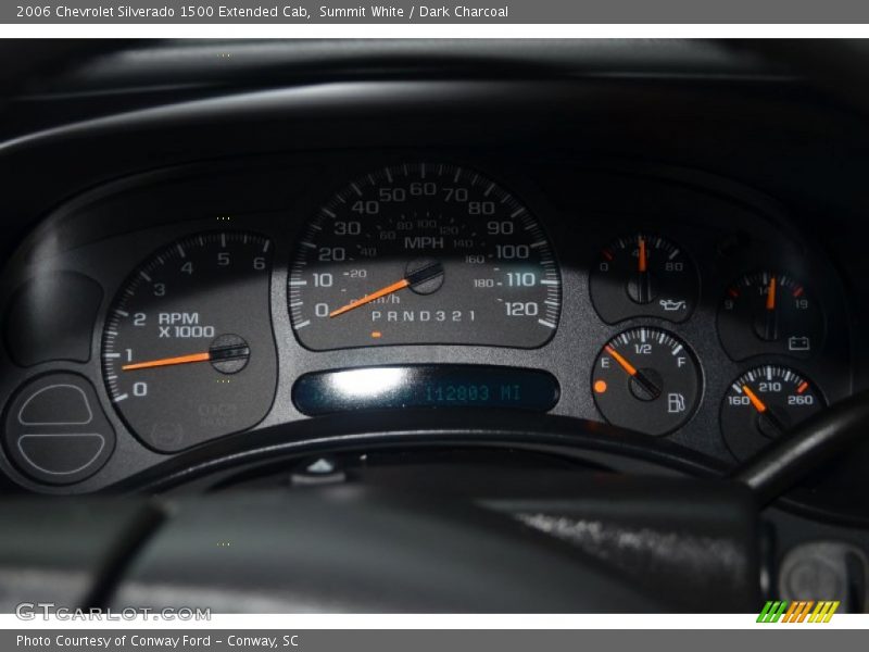 Summit White / Dark Charcoal 2006 Chevrolet Silverado 1500 Extended Cab