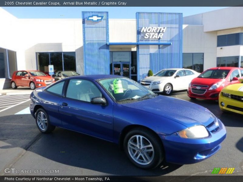 Arrival Blue Metallic / Graphite Gray 2005 Chevrolet Cavalier Coupe