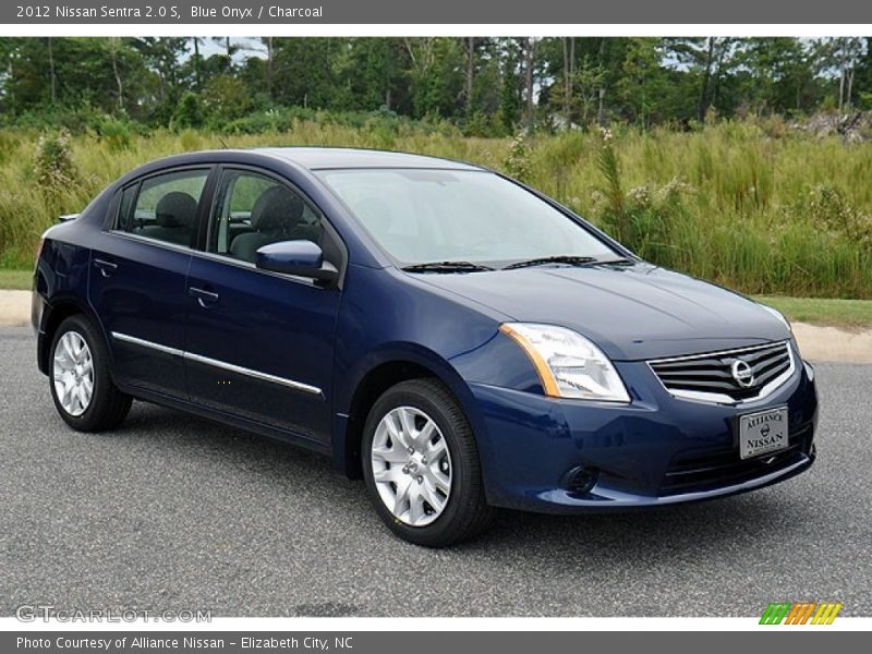 Blue Onyx / Charcoal 2012 Nissan Sentra 2.0 S