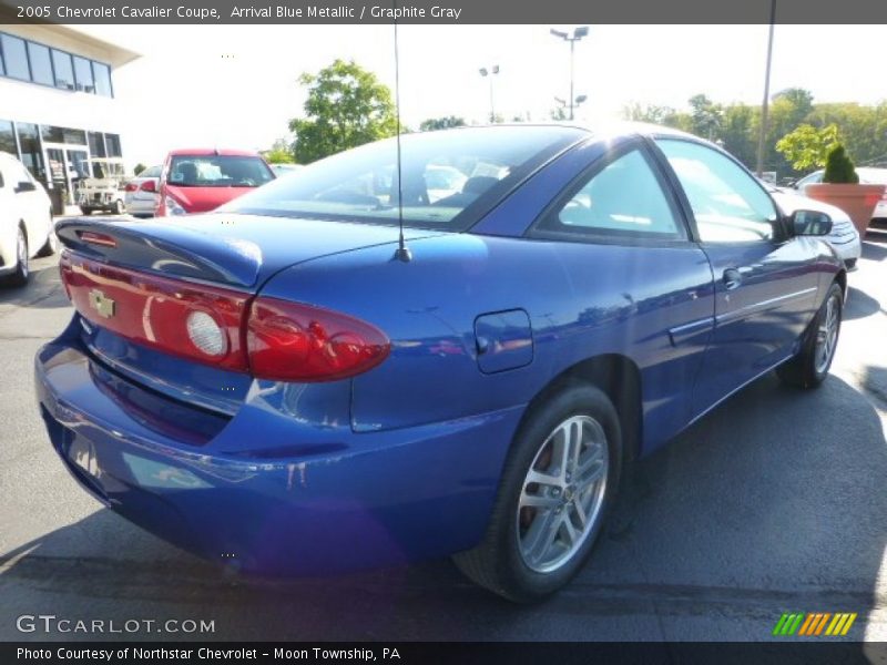 Arrival Blue Metallic / Graphite Gray 2005 Chevrolet Cavalier Coupe