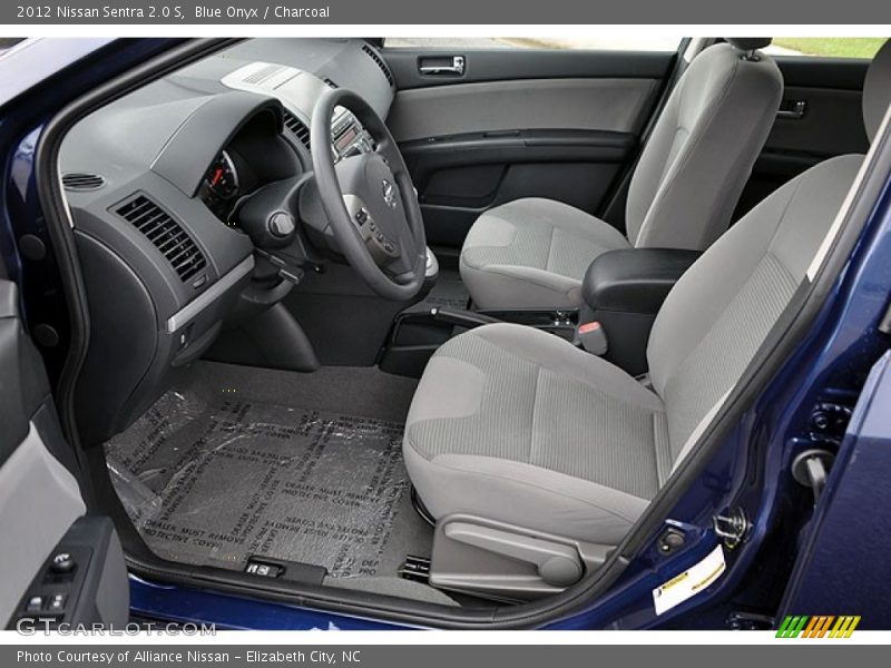  2012 Sentra 2.0 S Charcoal Interior
