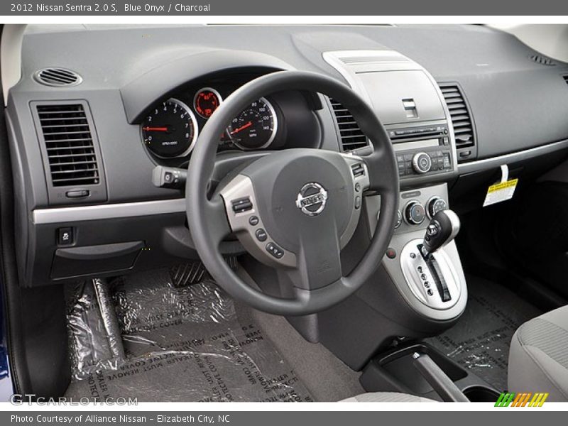  2012 Sentra 2.0 S Charcoal Interior