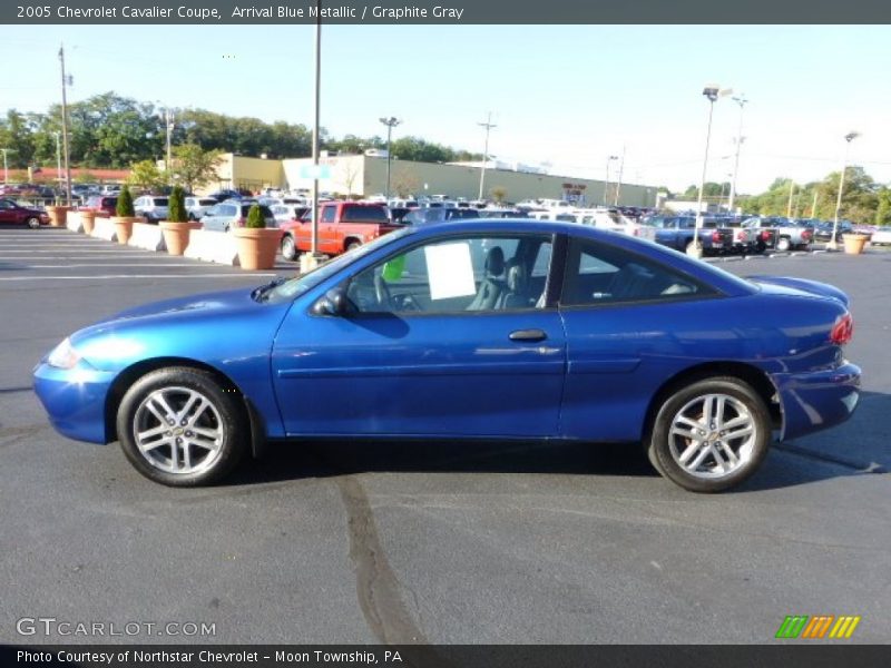 Arrival Blue Metallic / Graphite Gray 2005 Chevrolet Cavalier Coupe