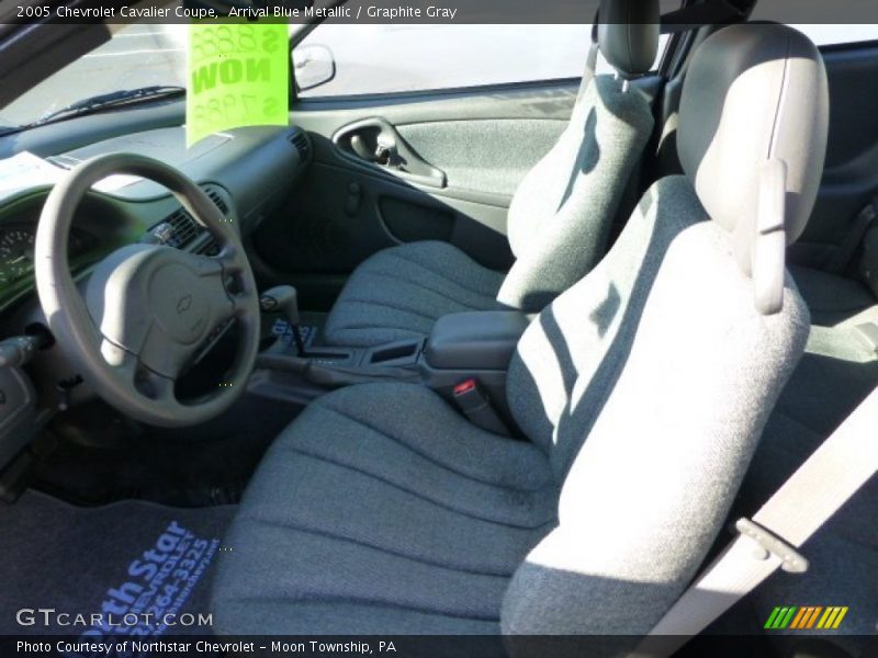 Arrival Blue Metallic / Graphite Gray 2005 Chevrolet Cavalier Coupe