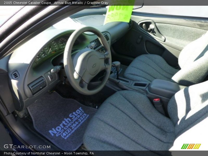 Arrival Blue Metallic / Graphite Gray 2005 Chevrolet Cavalier Coupe