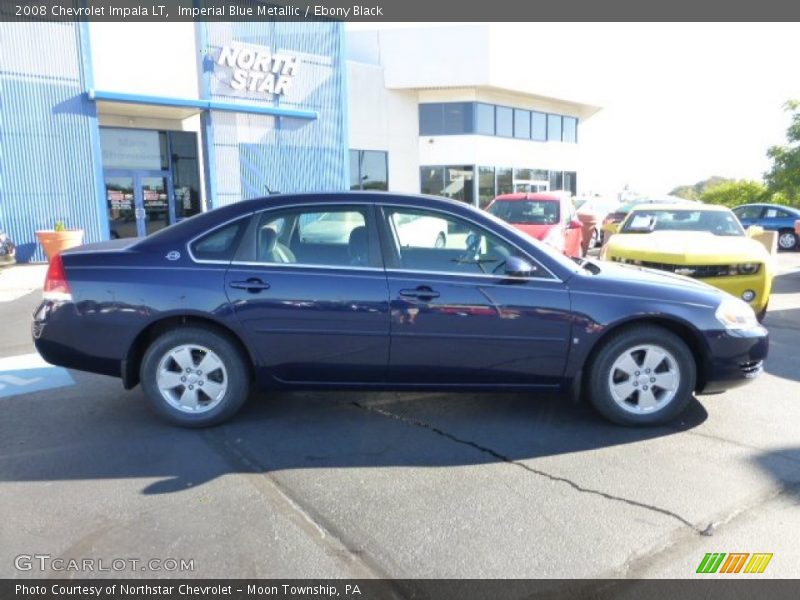 Imperial Blue Metallic / Ebony Black 2008 Chevrolet Impala LT