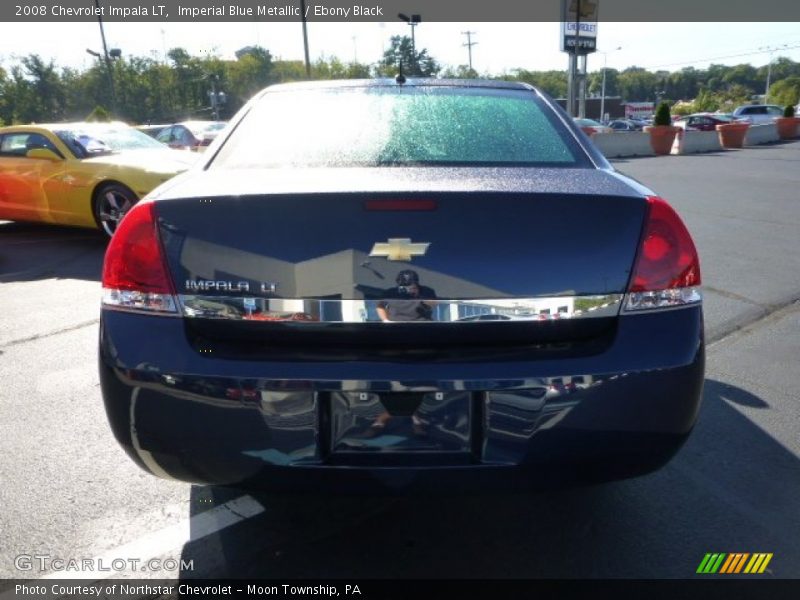 Imperial Blue Metallic / Ebony Black 2008 Chevrolet Impala LT