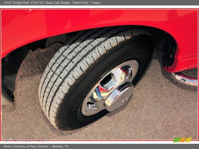 Flame Red / Taupe 2003 Dodge Ram 3500 SLT Quad Cab Dually
