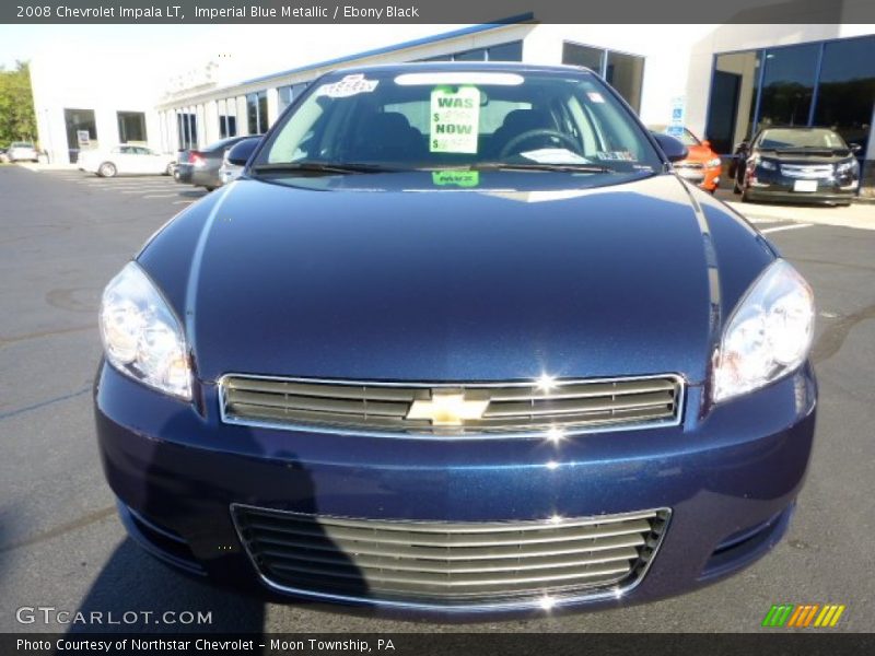 Imperial Blue Metallic / Ebony Black 2008 Chevrolet Impala LT