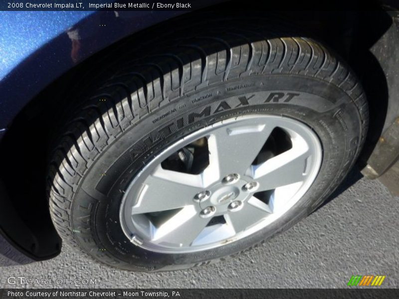 Imperial Blue Metallic / Ebony Black 2008 Chevrolet Impala LT