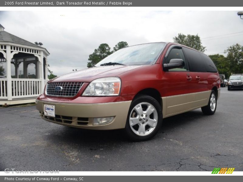 Dark Toreador Red Metallic / Pebble Beige 2005 Ford Freestar Limited
