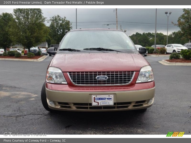 Dark Toreador Red Metallic / Pebble Beige 2005 Ford Freestar Limited