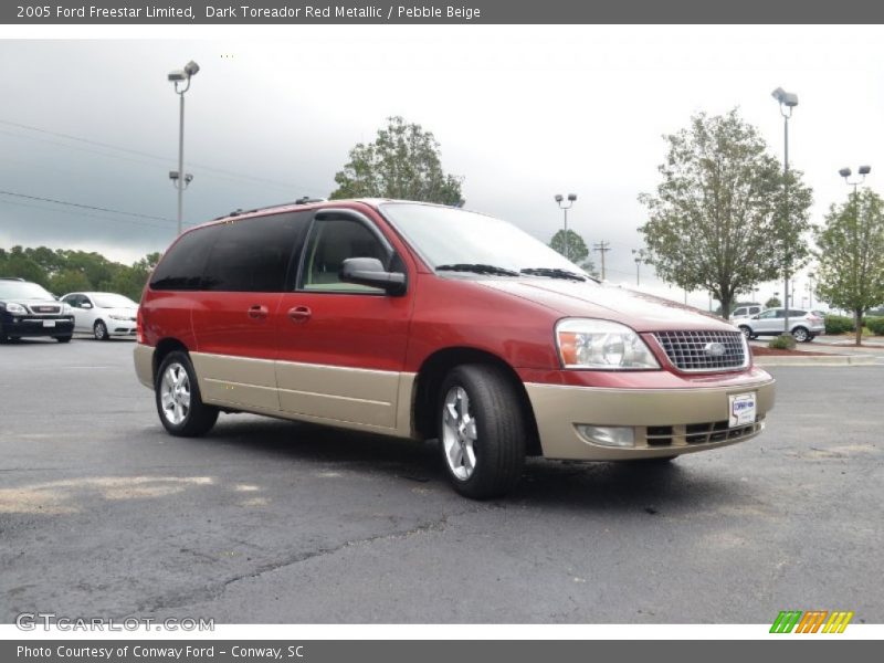 Dark Toreador Red Metallic / Pebble Beige 2005 Ford Freestar Limited