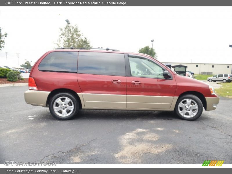 Dark Toreador Red Metallic / Pebble Beige 2005 Ford Freestar Limited