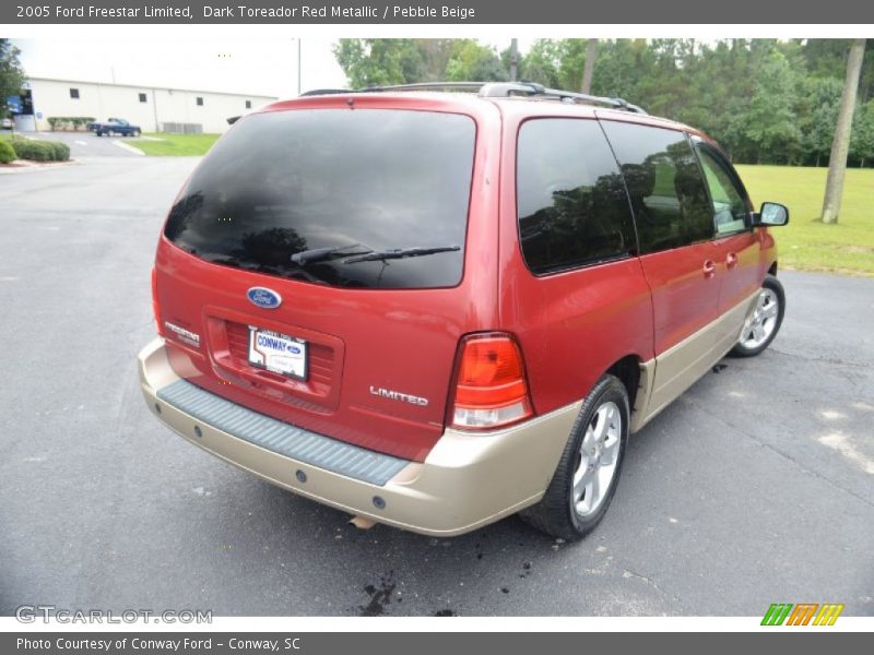 Dark Toreador Red Metallic / Pebble Beige 2005 Ford Freestar Limited