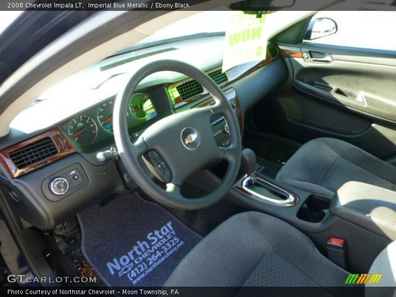 Imperial Blue Metallic / Ebony Black 2008 Chevrolet Impala LT