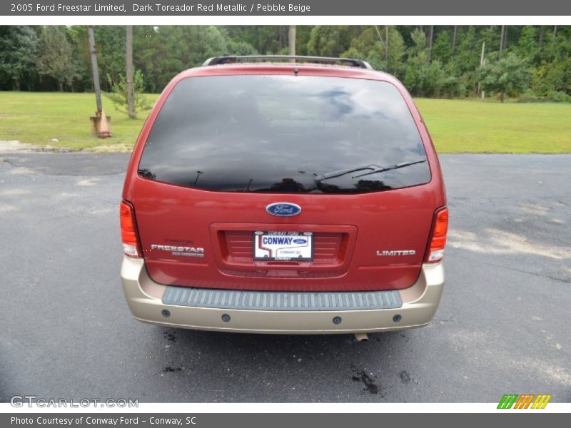 Dark Toreador Red Metallic / Pebble Beige 2005 Ford Freestar Limited