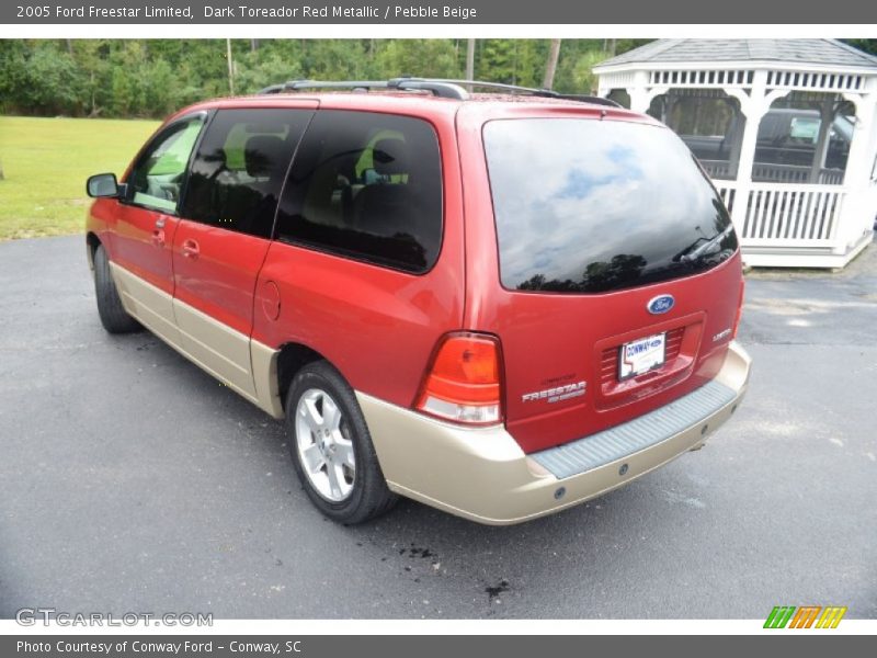 Dark Toreador Red Metallic / Pebble Beige 2005 Ford Freestar Limited