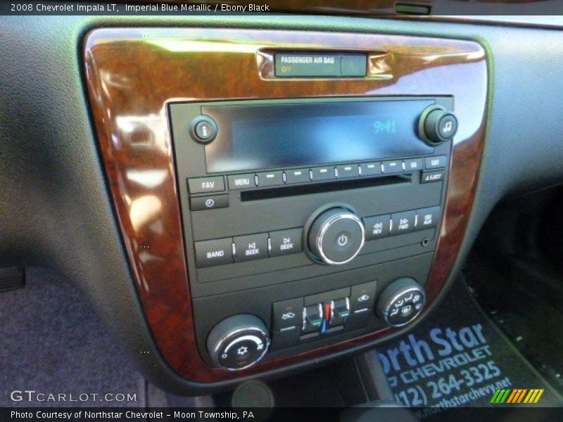 Imperial Blue Metallic / Ebony Black 2008 Chevrolet Impala LT