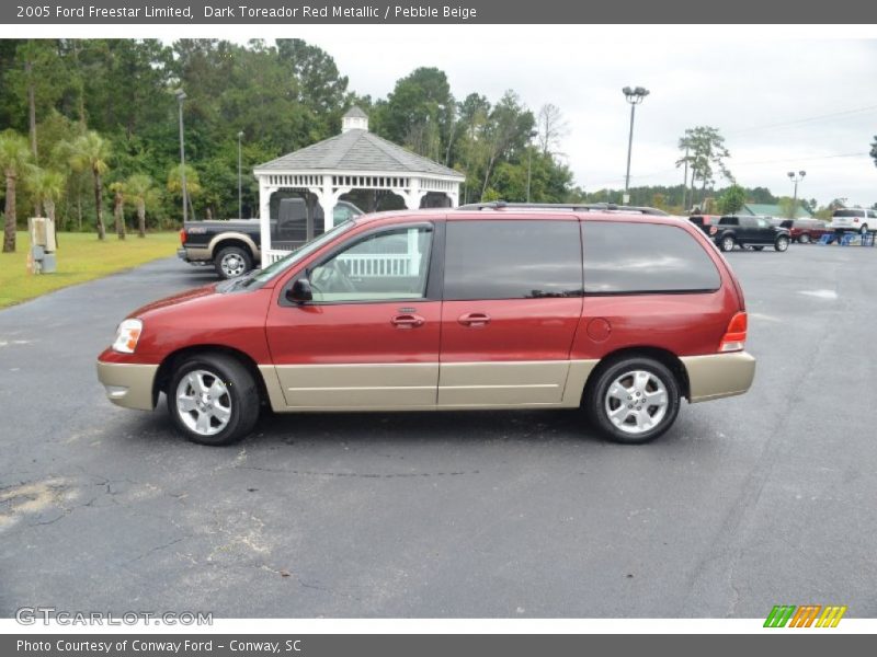 Dark Toreador Red Metallic / Pebble Beige 2005 Ford Freestar Limited