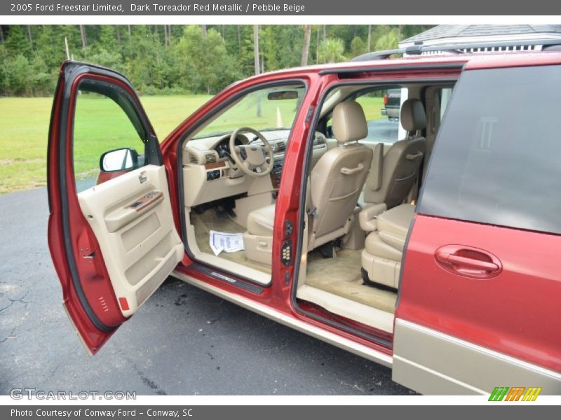 Dark Toreador Red Metallic / Pebble Beige 2005 Ford Freestar Limited