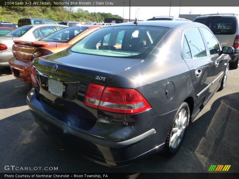 Nocturne Blue Metallic / Slate Gray 2004 Saab 9-3 Arc Sedan