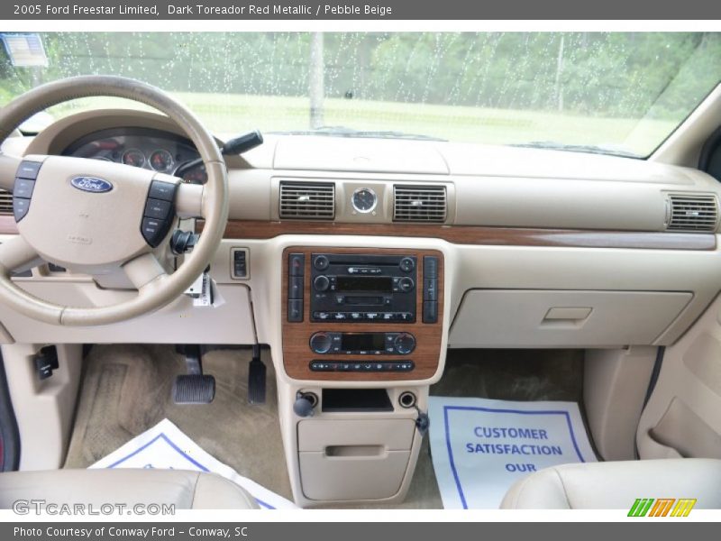 Dark Toreador Red Metallic / Pebble Beige 2005 Ford Freestar Limited