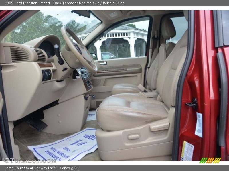Dark Toreador Red Metallic / Pebble Beige 2005 Ford Freestar Limited