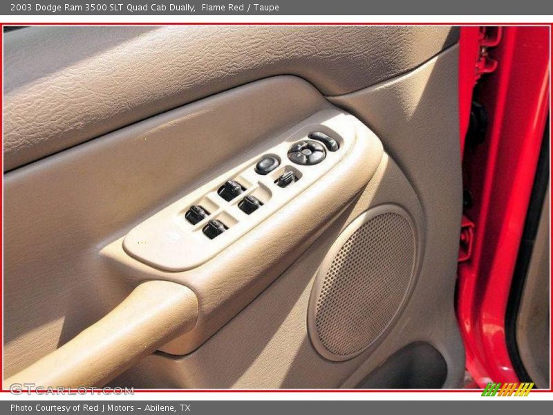Flame Red / Taupe 2003 Dodge Ram 3500 SLT Quad Cab Dually